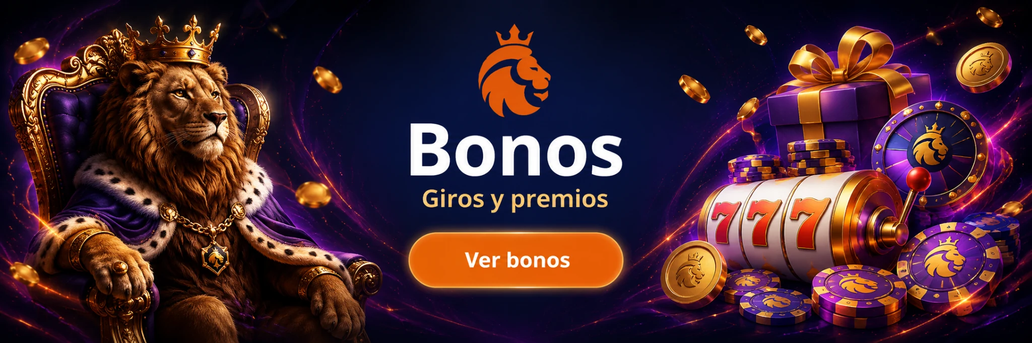Banner de bonos de Nine Casino para la reseña en español