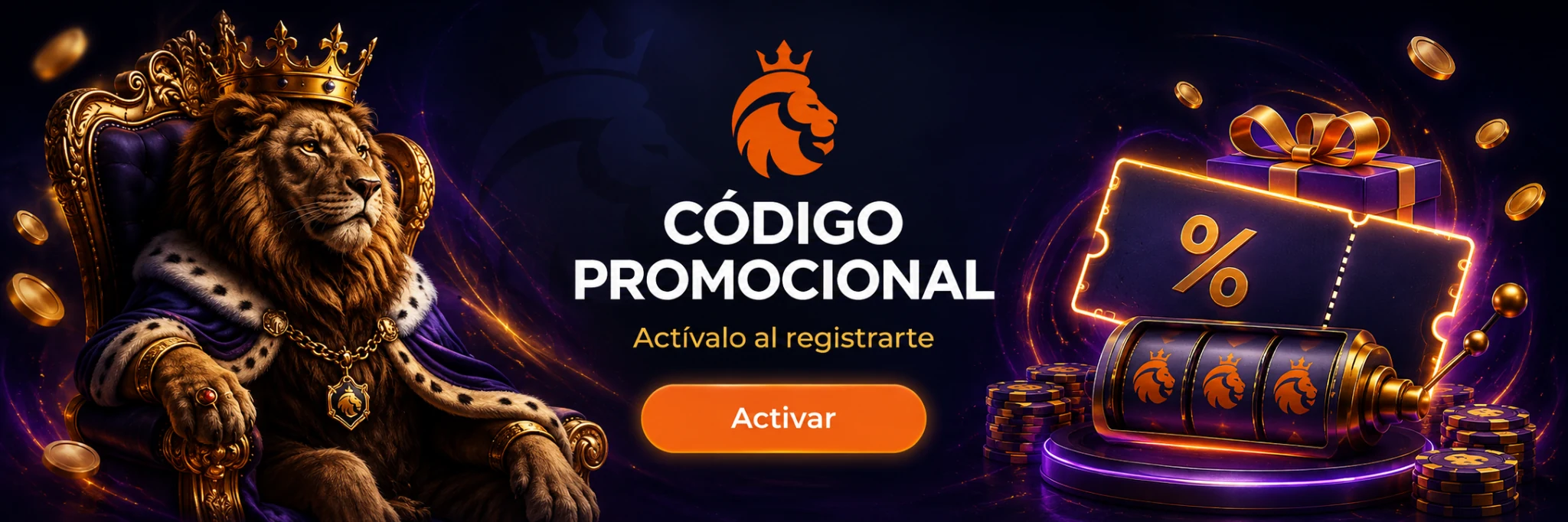 Banner de código promocional de Nine Casino
